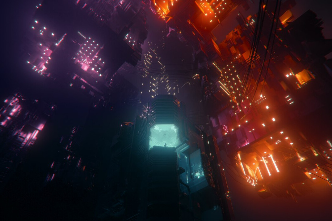 futuristic city ai